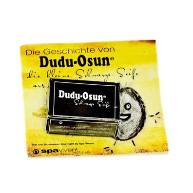 Dudu Osun® Classic -25g Schwarze Seife bio aus Afrika mit Kurzgeschichte Teil 1