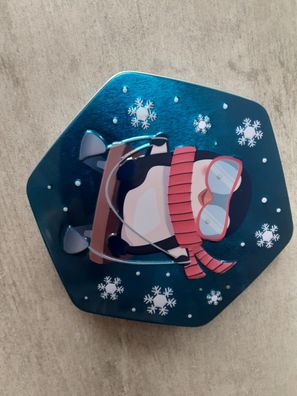 Amazon Geschenkkiste Geschenkpaket Geschenkbox Weihnachten Schneeflocke Pinguin