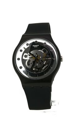 Swatch Unisex Quarz Uhr, Silikonband, Neue Batterie