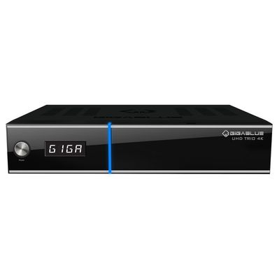 Gigablue UHD TRIO 4K 2160p 1xDVB-S2X MS 1xDVB-C/ T2 Tuner E2 Linux Receiver Schwa