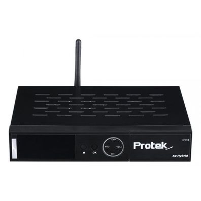 Protek X2 Combo 4K UHD 2160p H.265 HEVC E2 Linux 2.4 GHz WiFi 1x DVB-S2 1x DVB-C