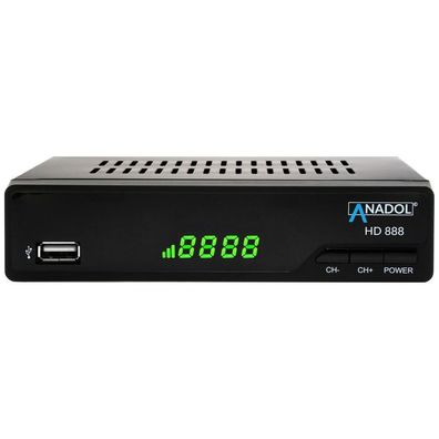 Anadol HD 888 Full HD digitaler Sat-Receiver inkl. HDMI-Kabel (DVB-S2, 1080p)