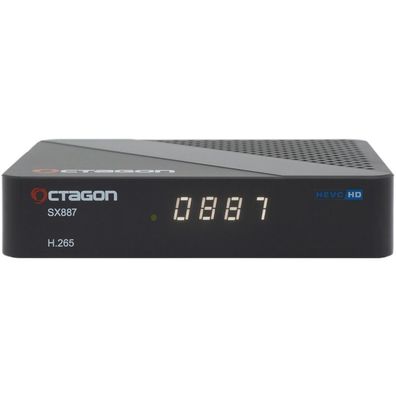 Octagon SX887 Full HD Linux IP-Receiver (1080p, H.265, LAN, HDMI, IP-Mediaplayer