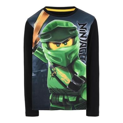 Lego Ninjago Kinder Jungen Shirt Langarmshirt Longsleeve Sweatshirt Schwarz