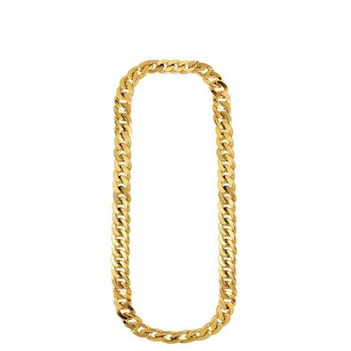 Goldene Kette 81 cm Hip Hop Rapper Gangster Schmuck Gold Zuhälter 80er 90er