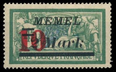 MEMEL 1923 Nr 121 ungebraucht X416B86