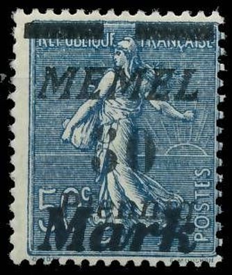 MEMEL 1923 Nr 123b ungebraucht X416B9E