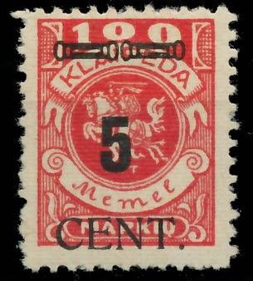 MEMEL 1923 Nr 188 ungebraucht X41E756