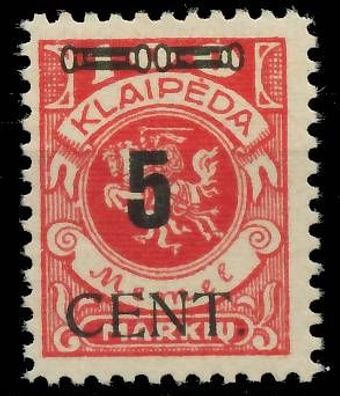 MEMEL 1923 Nr 188 ungebraucht X41E75A