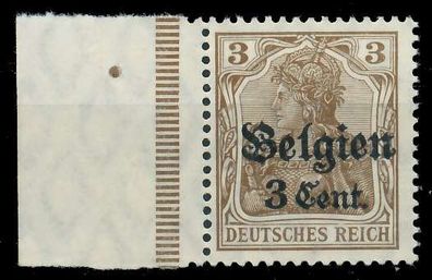 BES. 1WK Landespost Belgien Nr 11aI postfrisch SRA gepr X41E832