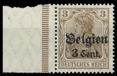 BES. 1WK Landespost Belgien Nr 11aI postfrisch SRA gepr X41E836