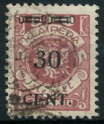 MEMEL 1923 Nr 175I gestempelt gepr. X41E8B2