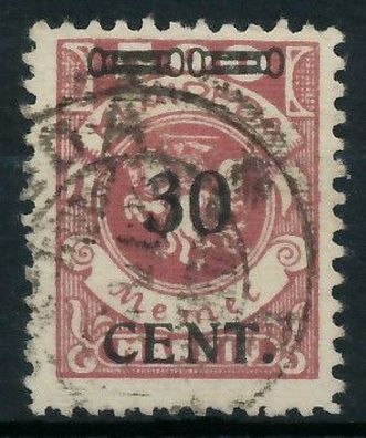 MEMEL 1923 Nr 175I gestempelt gepr. X41E8C2