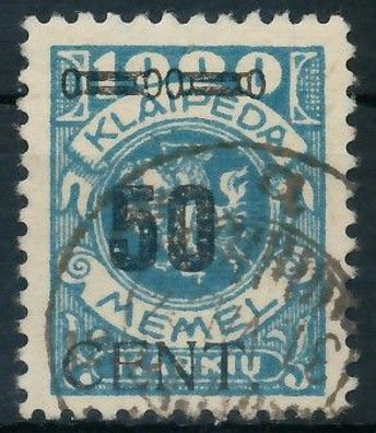 MEMEL 1923 Nr 191 gestempelt gepr. X41E8EE