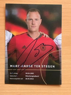 Autogrammkarte - MARC ANDRE TER STEGEN - DFB EM 2021 - orig. signiert #1204
