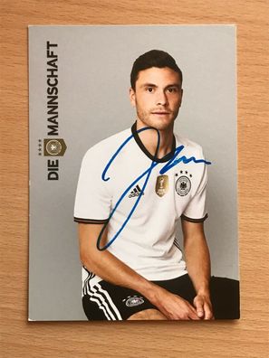 Autogrammkarte - JONAS HECTOR - DFB EM 2016 - orig. signiert #1211