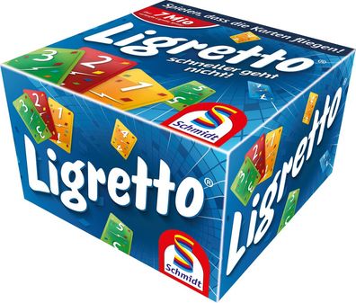 Schmidt spiele 1101 Familienspiel rasantes Kartenspiel Ligretto blau ab 8 Jahre
