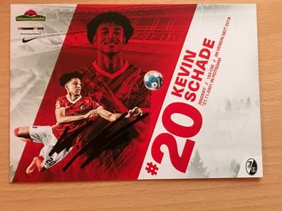 Autogrammkarte - KEVIN SCHADE - FC Freiburg 2021-22 orig. signiert #1257
