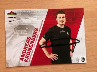 Autogrammkarte - Andreas Kronenberg - FC Freiburg 2021-22 orig. signiert #1275