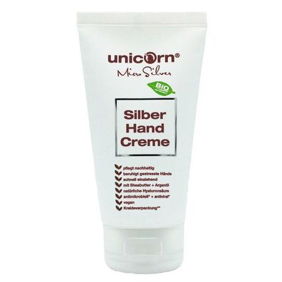unicorn® Bio Handcreme mit Micro Silber 75ml Naturkosmetik, vegan spavivent
