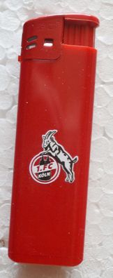 FC Köln -1 Feuerzeug + 3 Aufkleber + 1 Schlüsselanhänger + 1 Pin zum Minipreis !