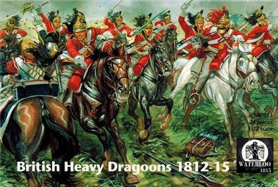 Waterloo 1815 - 053 - British Heavy Dragoons 1812 / 1815 - 1:72