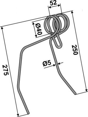 Striegelzinken 10. ST-AC2 (Accord)