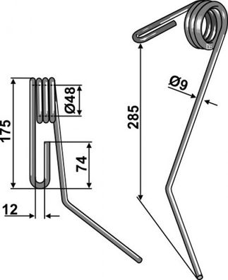 Striegelzinken 10. ST-AC4 (Accord)