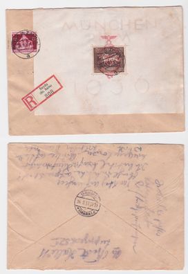 Einschreiben Brief Seyda (Bz. Halle) mit Michel Block 10, 1937 (125399)