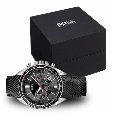 Hugo Boss Sport Herrenuhr Armbanduhr Chronograph Datum HB1513087 Neu mit Box