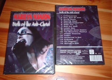 DVD - Marilyn Manson - Birth of the Anti-Christ - Rarität ! Nicht zu lange zögern .