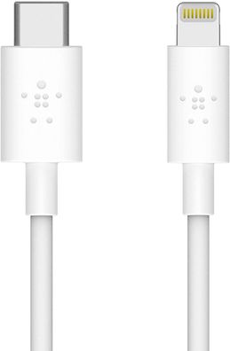 Belkin Boost Charge USB-C-Kabel mit Lightning Connector 1,2m weiß