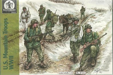 Waterloo 1815 - 031 - WWII US Mountain Troops - 1:72