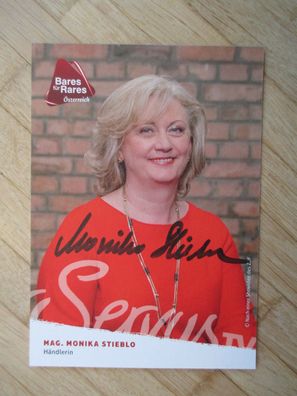 ServusTV Bares für Rares Händlerin Mag. Monika Stieblo - handsigniertes Autogramm!!!