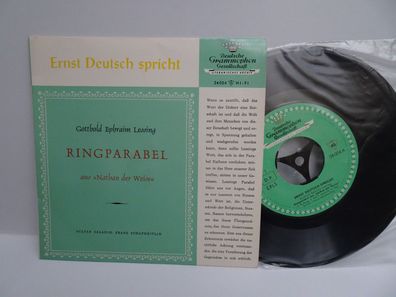 7" Grammophon Ernst Deutsch spricht Gotthold Ephraim Lessing Ringparabel Nathan