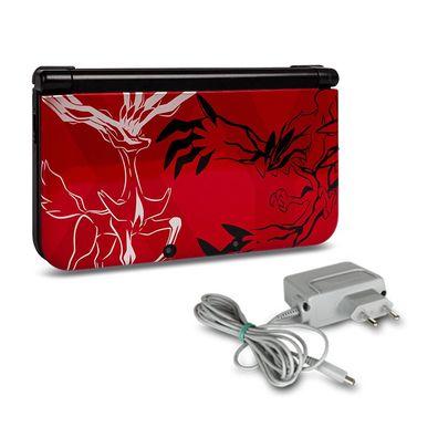 Nintendo 3DS XL Konsole in Rot / Schwarz - Pokemon Xerneas Yveltal Edition mit ...