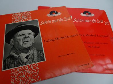 7" Polydor Schön war die Zeit Ludwig Manfred Lommel Paul Neugebauer will verreisen