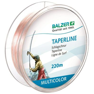 Balzer - Taperline 0,33-0,58mm / 220m Schlagschnur konisch zulaufend