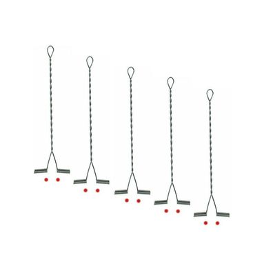 Drahtabstandshalter 5 Stück / ST412 inkl. Perlen, Länge 200mm