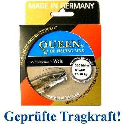 Zielfisch-Schnur Queen of Fishing Line / Wels 0,50mm 20,5kg 300m