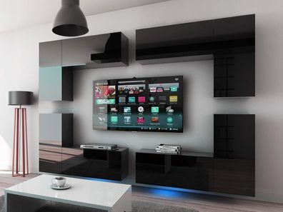 Future 20 Möbel für Wohnzimmer Wohnwand Mediawand Schrankwand Wohnschrank