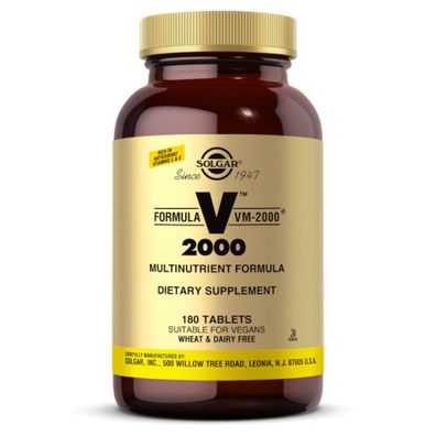 Solgar, Formula VM-2000®, Multinutrient Formula, 180 Tabletten