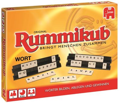 Jumbo 3469 Denkspiel Original Rummikub Wort ab 7 Jahre