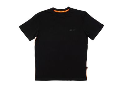 T-Shirt "Lada" - schwarz mit Schulterstreifen - Größe L