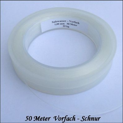Vorfachmaterial / Salzwasser-Vorfach 50m Spule 1,0mm 59kg