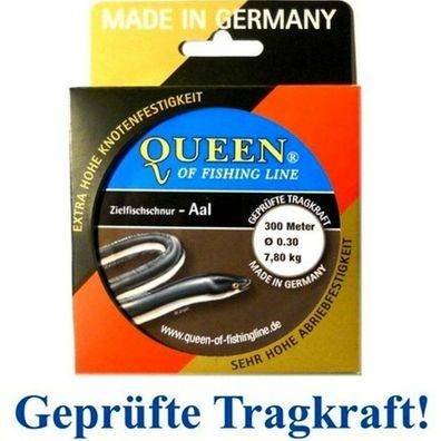 Zielfisch-Schnur Queen of Fishing Line / Aal 0,30mm 7,8kg 300m