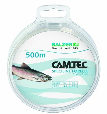 Zielfischschnur CAMTEC Speziline Forelle 0,25mm 500m