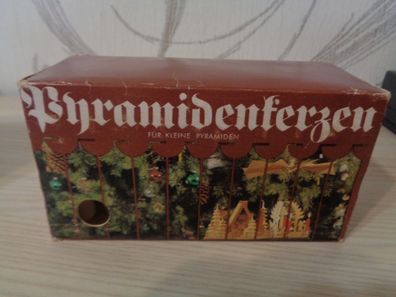 Weihnachtskerzen / Pyramidenkerzen - für kleine Pyramiden -ältere Verpackung