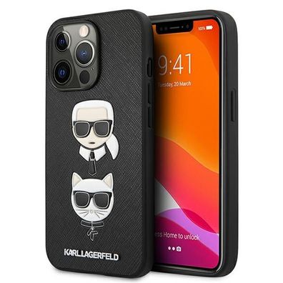Handyhülle Karl Lagerfeld iPhone 13 Pro Max Case TPU Hardcase schwarz