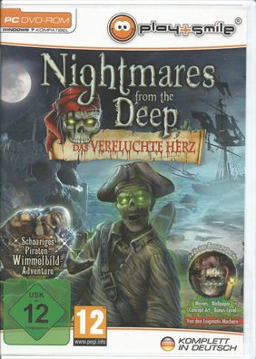 Nightmares From The Deep: Das verfluchte Herz (PC, 2012, DVD-Box) Zustand sehr gut